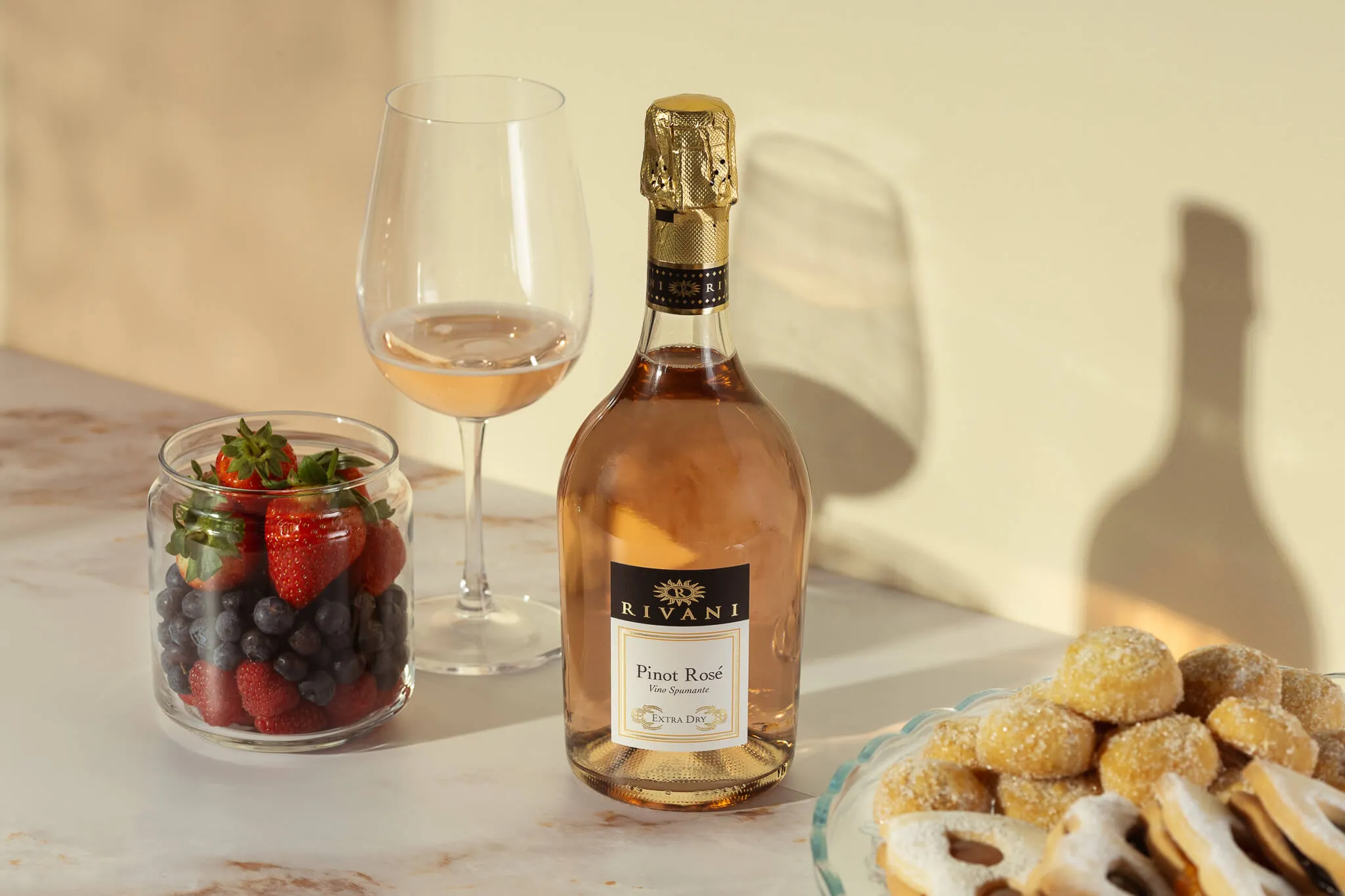 Bottiglia di Vino - Pinot Rosé Rivani - Schenk Italia